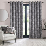 Laurence Llewelyn-Bowen Romilly Eyelet Curtains - Natural - 229x229cm
