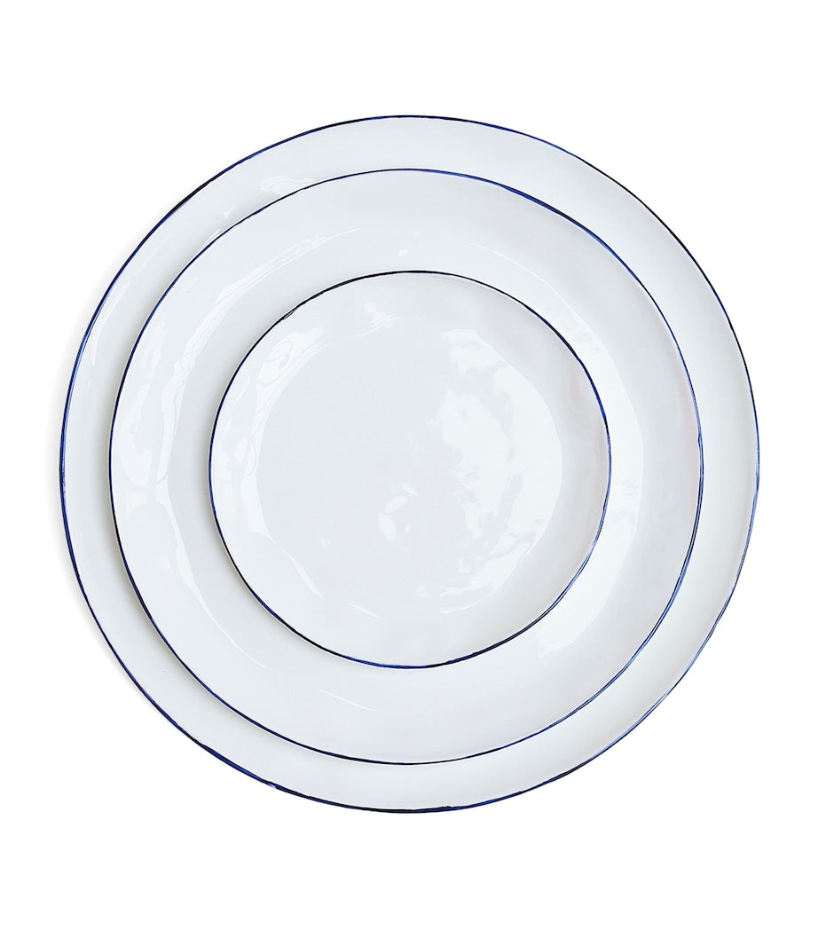 Feldspar Cobalt dinner plates set of 4 28.5cm - British product