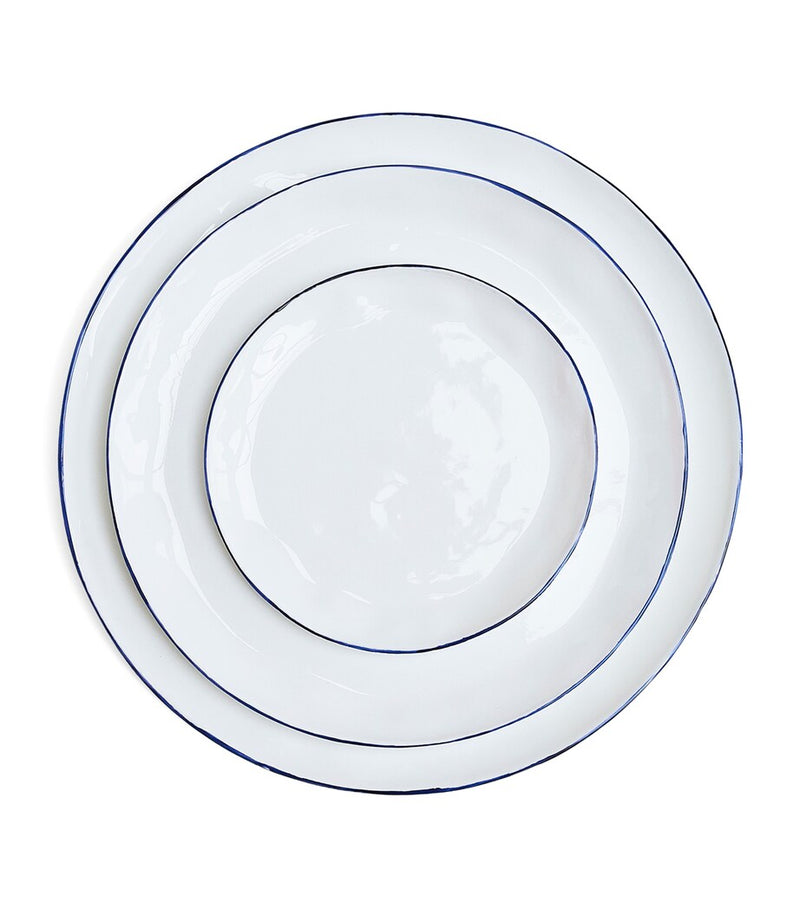 Feldspar Cobalt dinner plates set of 4 28.5cm - British product