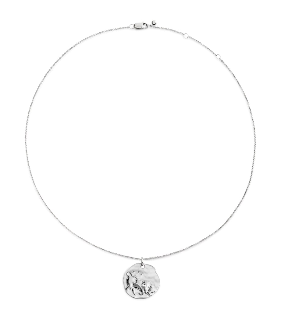 Monica Vinader sterling silver Taurus zodiac necklace - imported from the UK