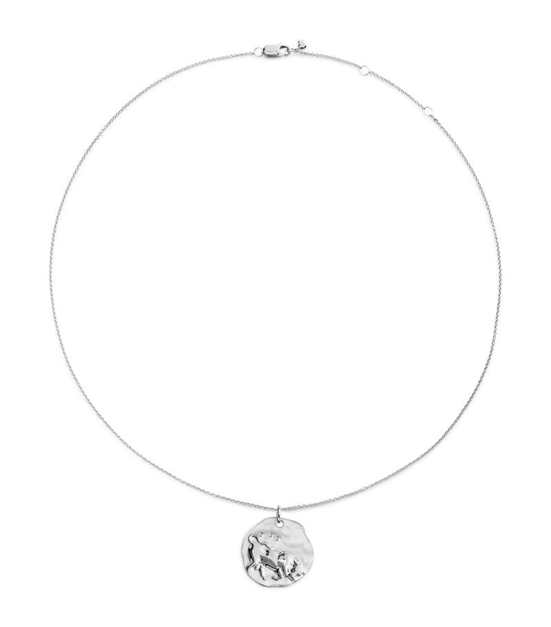 Monica Vinader sterling silver Taurus zodiac necklace - imported from the UK