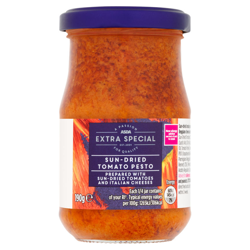 ASDA Extra Special Sun-Dried Tomato Pesto 190g GOODS ASDA   