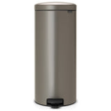 Brabantia 30-litre pedal bin platinum (British brand)