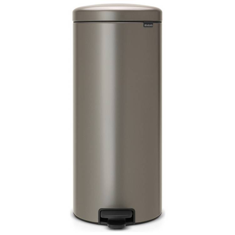 Brabantia 30-litre pedal bin platinum (British brand)
