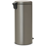 Brabantia 30-litre pedal bin platinum (British brand)