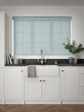 Next Heaven Duck Egg Blue roller blind (British brand)