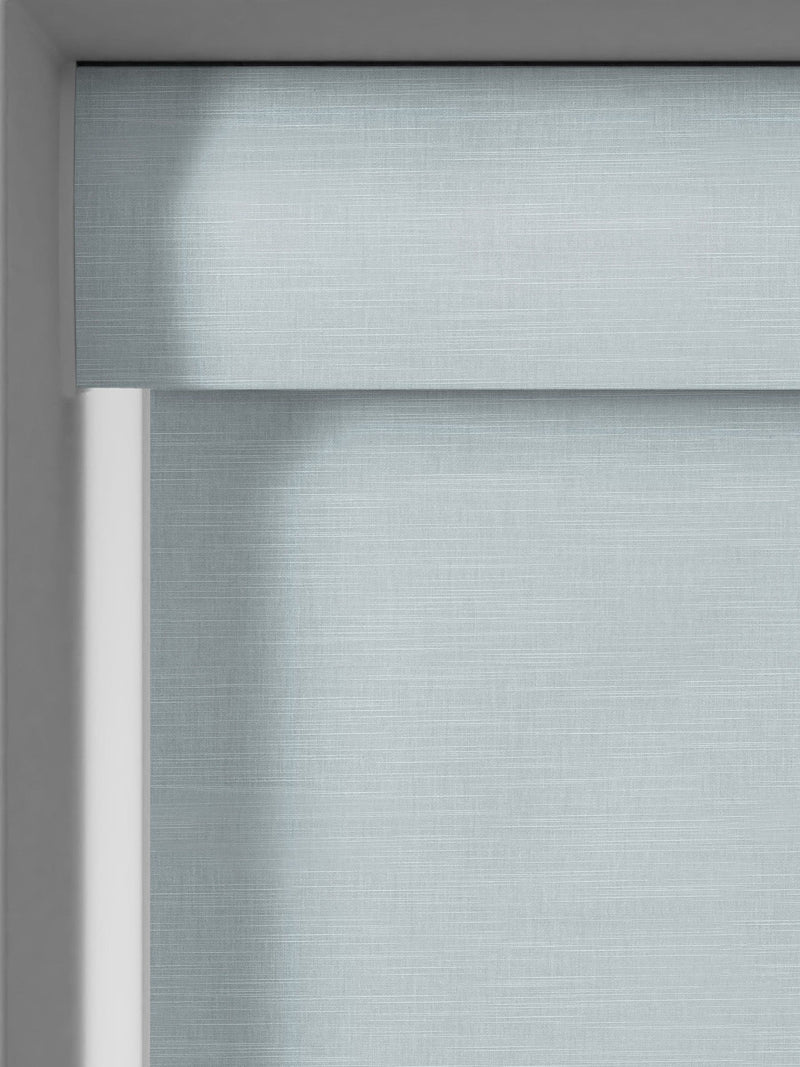 Next Heaven Duck Egg Blue roller blind (British brand)
