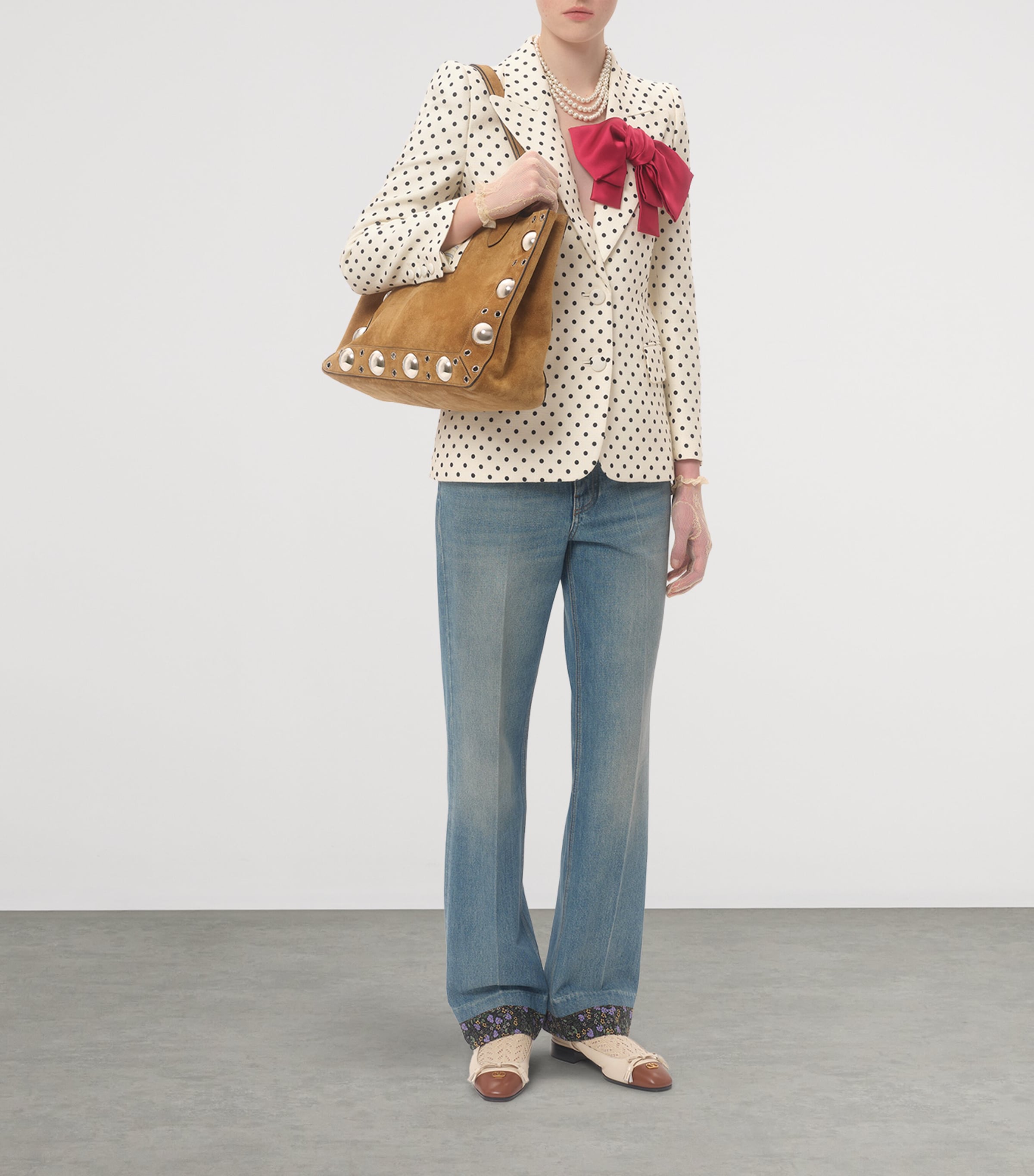 Valentino Garavani suede Nellcôte tote bag - British product