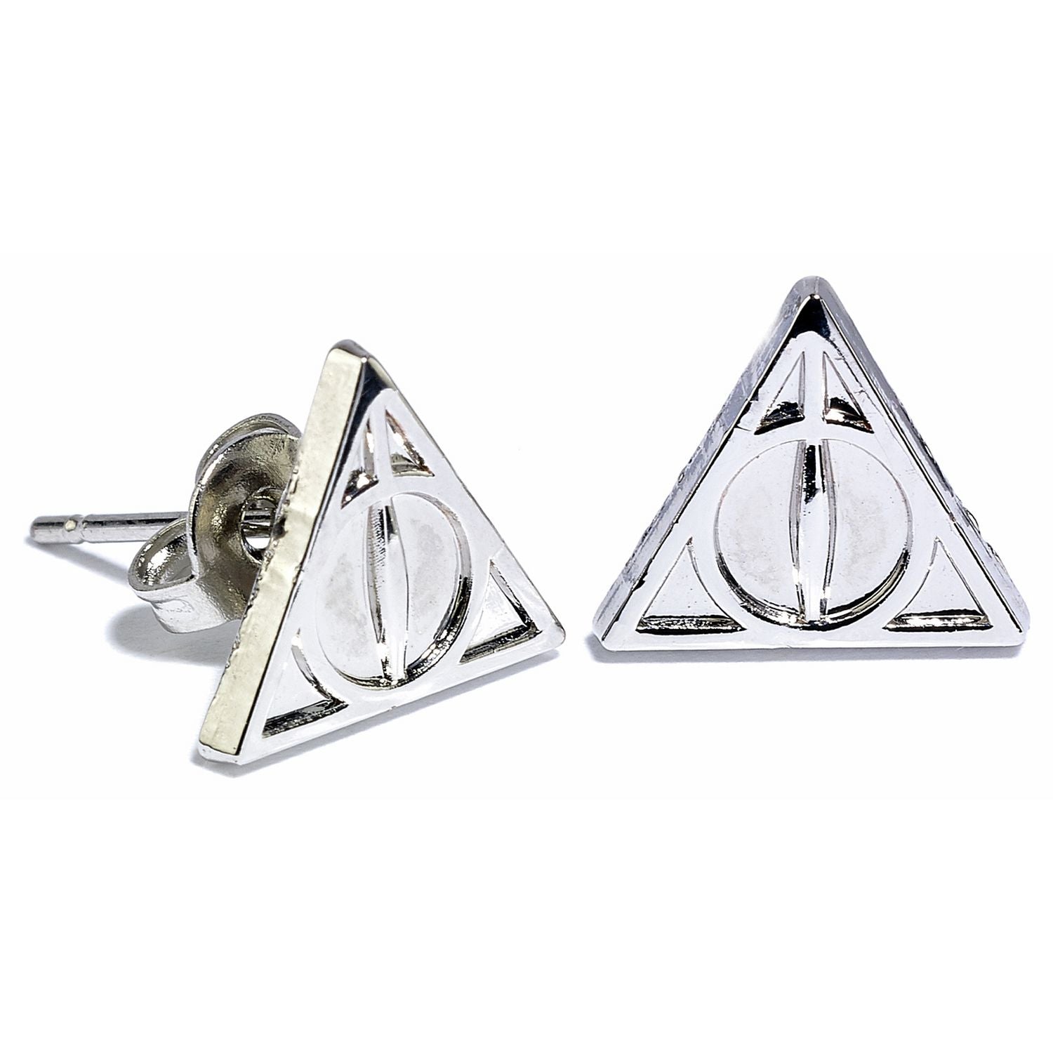 Harry Potter silver stud earrings set of 3 - British product