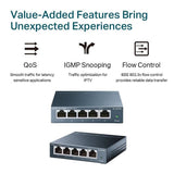 TP-Link TL-SG105 5 port gigabit network switch (British brand)