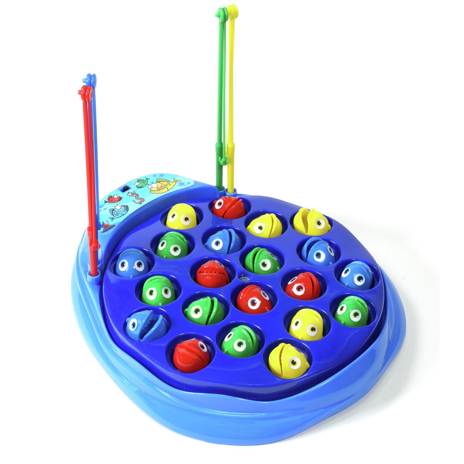 Chad Valley Fishing Game with fish and poles, imported from the UK