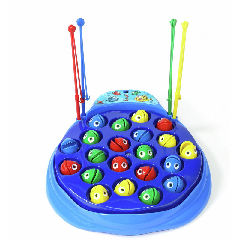 Chad Valley Fishing Game with fish and poles, imported from the UK