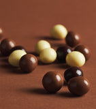 Harrods chocolate hazelnuts milk, dark & white chocolate coated 325g, UK version