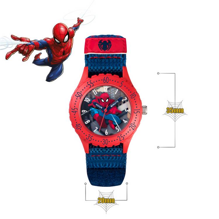 Marvel Spider-Man kids watch blue dial 39mm, imported from the UK