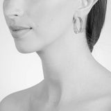 Cachet Kala hoop earrings gold-plated 3cm (British brand)