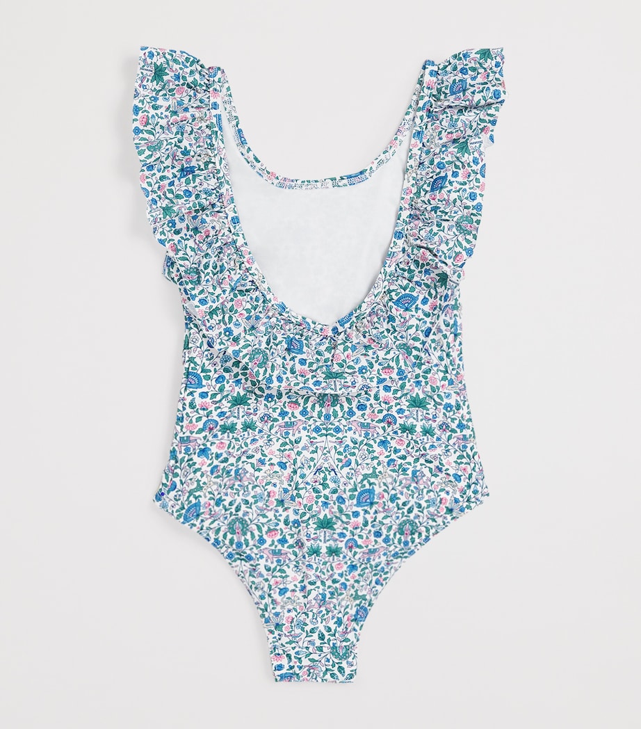 Tartine et Chocolat floral ruffle-trim children's swimsuit 3-12 years (British brand)