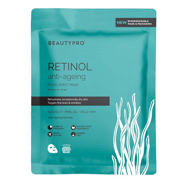 Beautypro Retinol Anti-Ageing Sheet Mask 22ml GOODS Superdrug   