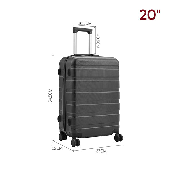 Livingandhome hardshell suitcase 20 inch, UK version