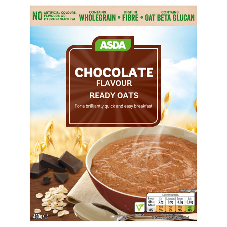 ASDA Chocolate Flavour Ready Oats GOODS ASDA   