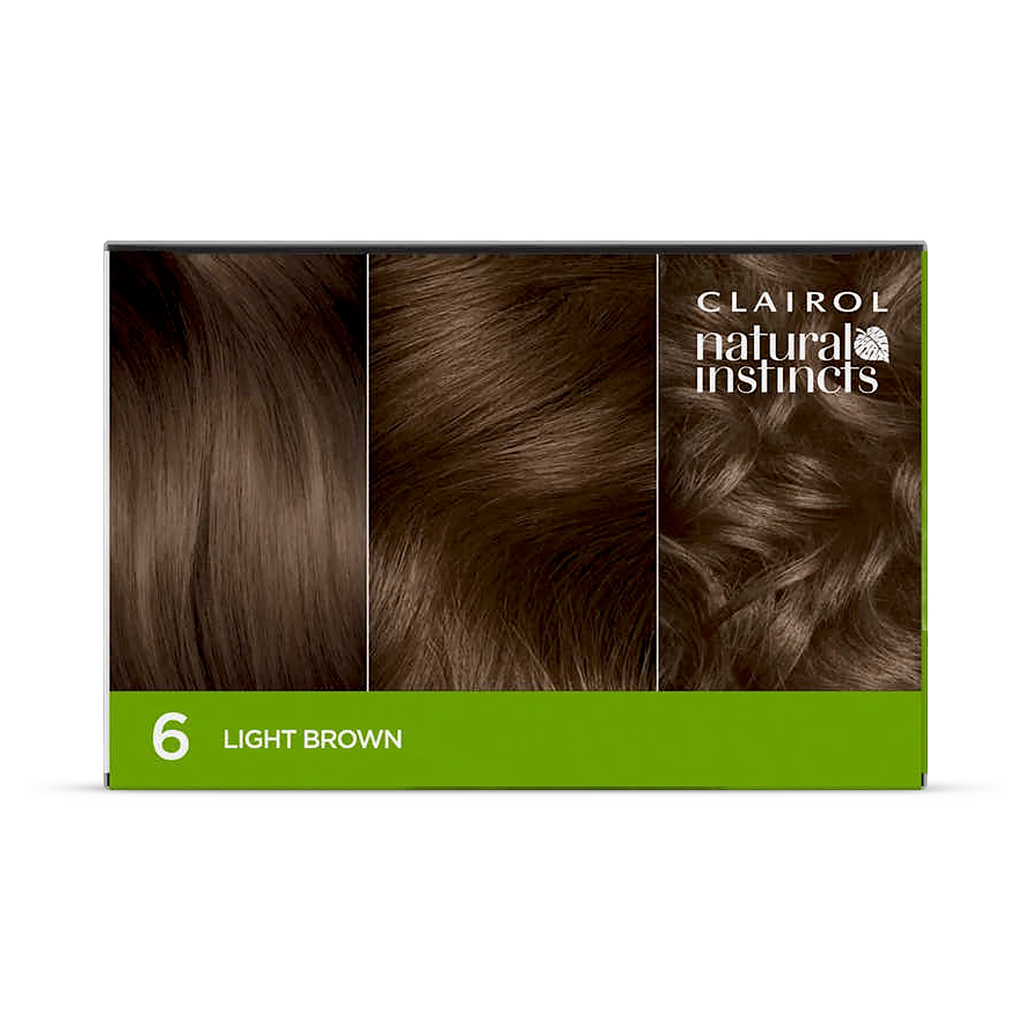 Clairol Natural Instincts Light Brown 6 hair dye - British product