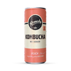 Remedy Kombucha Peach 250ml, imported from the UK