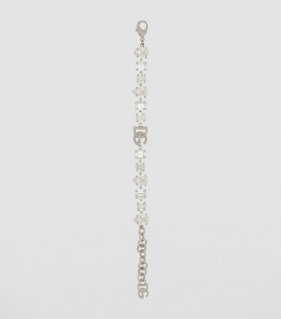Dolce&Gabbana rhinestone DG logo bracelet, imported from the UK