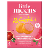 Little Moons Mochi Sorbet Refreshos Blood Orange & Pink Grapefruit 6x32g