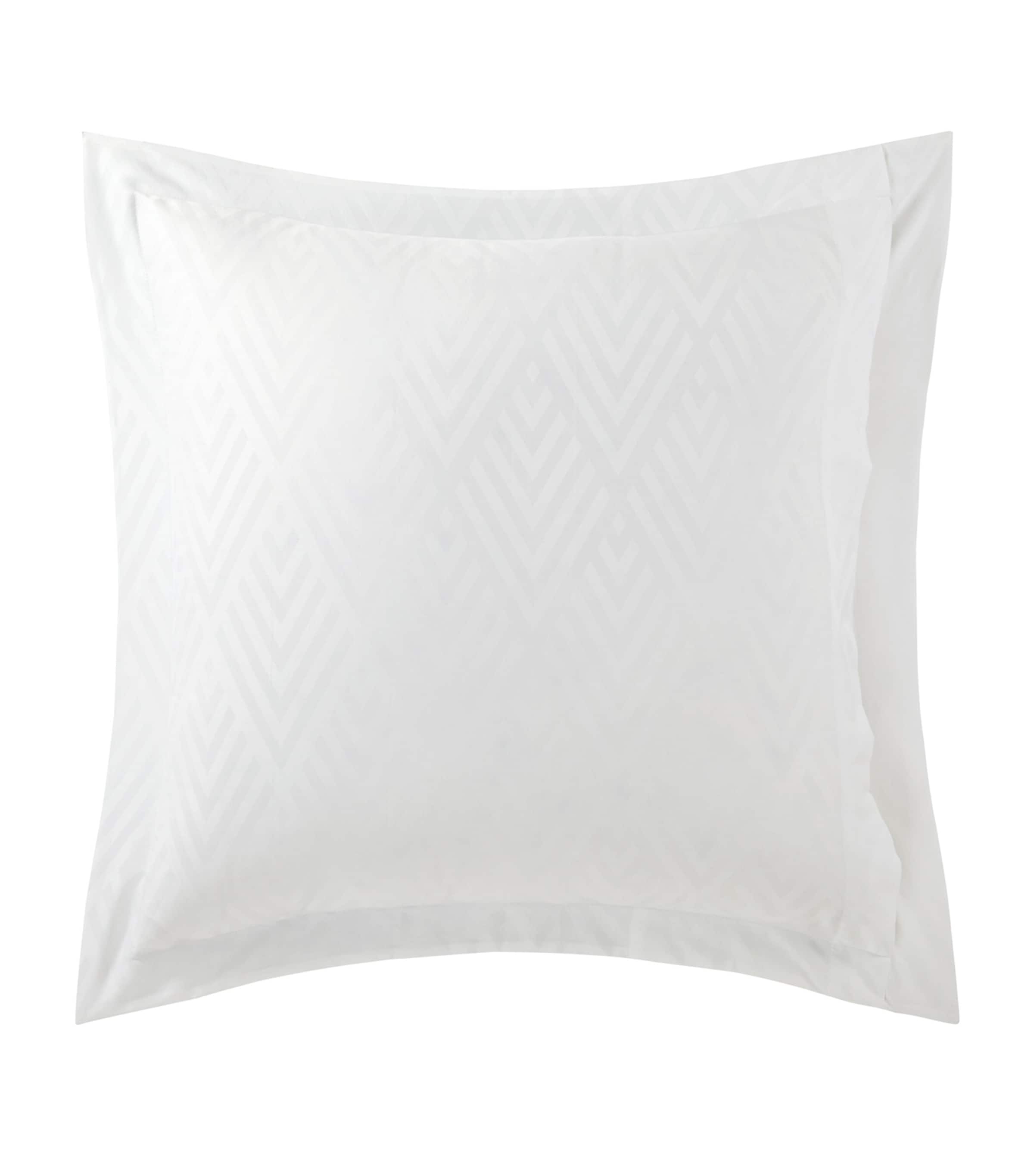 Ralph Lauren Home Penthouse White Square Oxford Sham Pillowcase 65cm x 65cm, imported from the UK