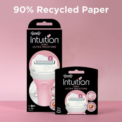 Lames de recharge Wilkinson Sword Intuition 2en1 Ultra Moisture, lot de 3