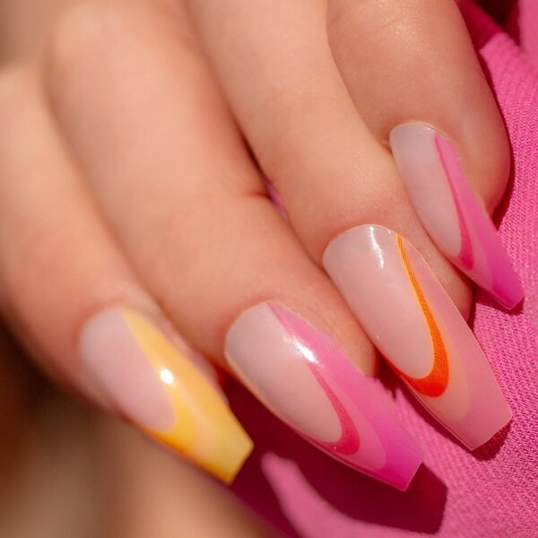 Superdrug Studio False Nails Bright Colour Tips