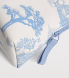 Harrods toile half moon cosmetic bag, UK version