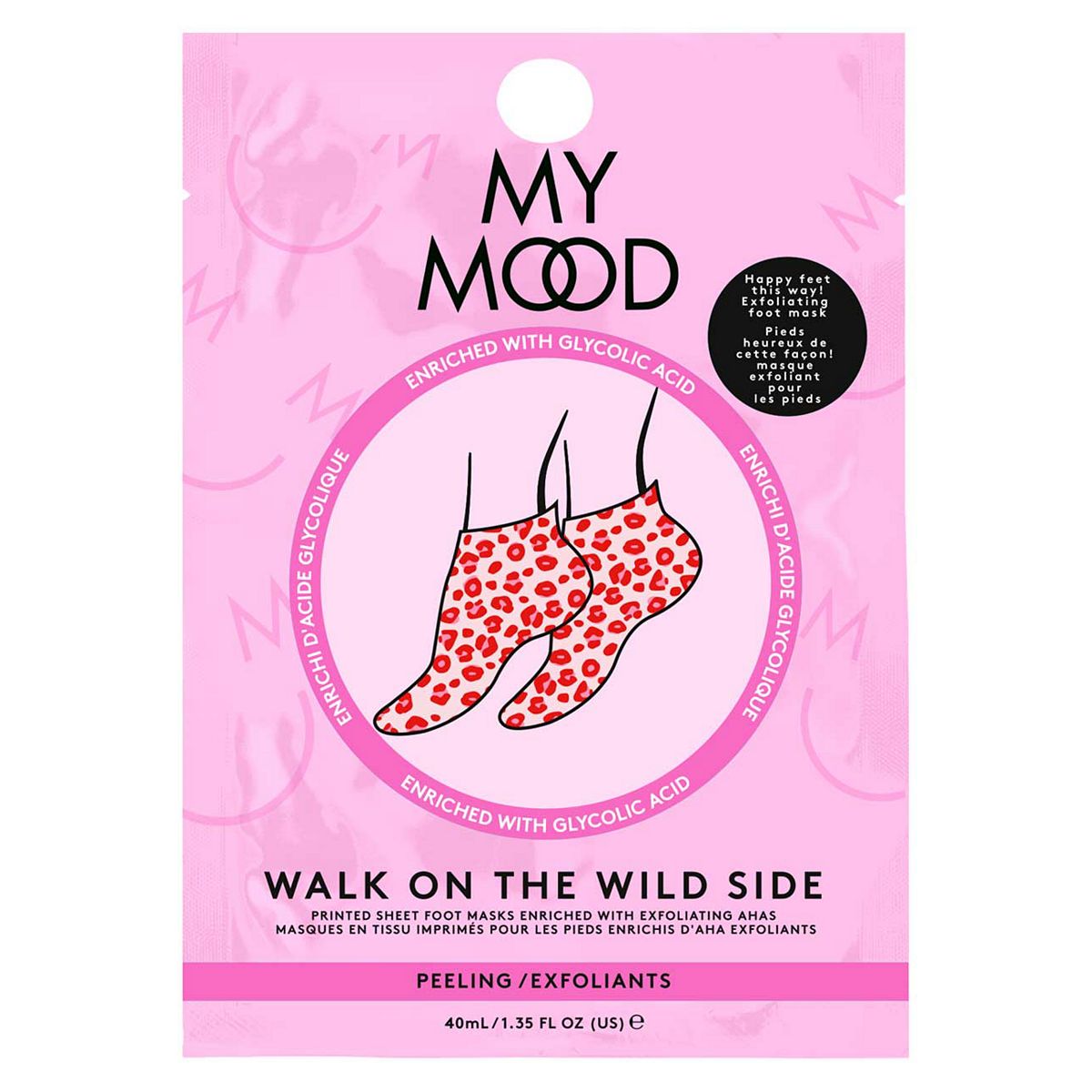 My Mood Printed Foot Mask Walk on the Wild Side GOODS Boots   