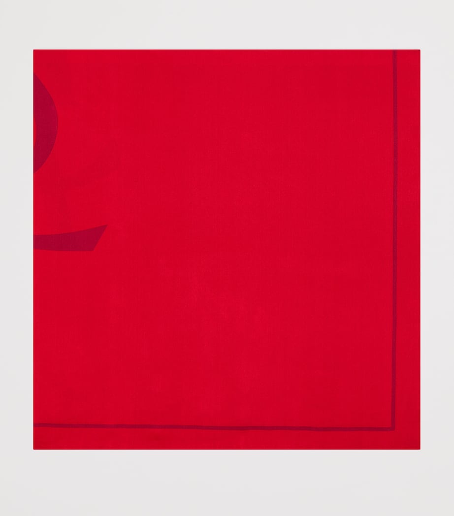 Saint Laurent Cassandre silk scarf 135cm, imported from the UK