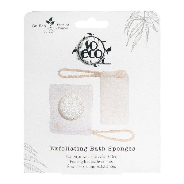 So Eco Exfoliating Bath Sponges - 2 Pack