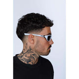 SVNX Thin Racer sunglasses White Black, UK version