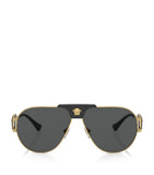 Versace Medusa Piloten-Sonnenbrille mit Metallrahmen (britische Marke)