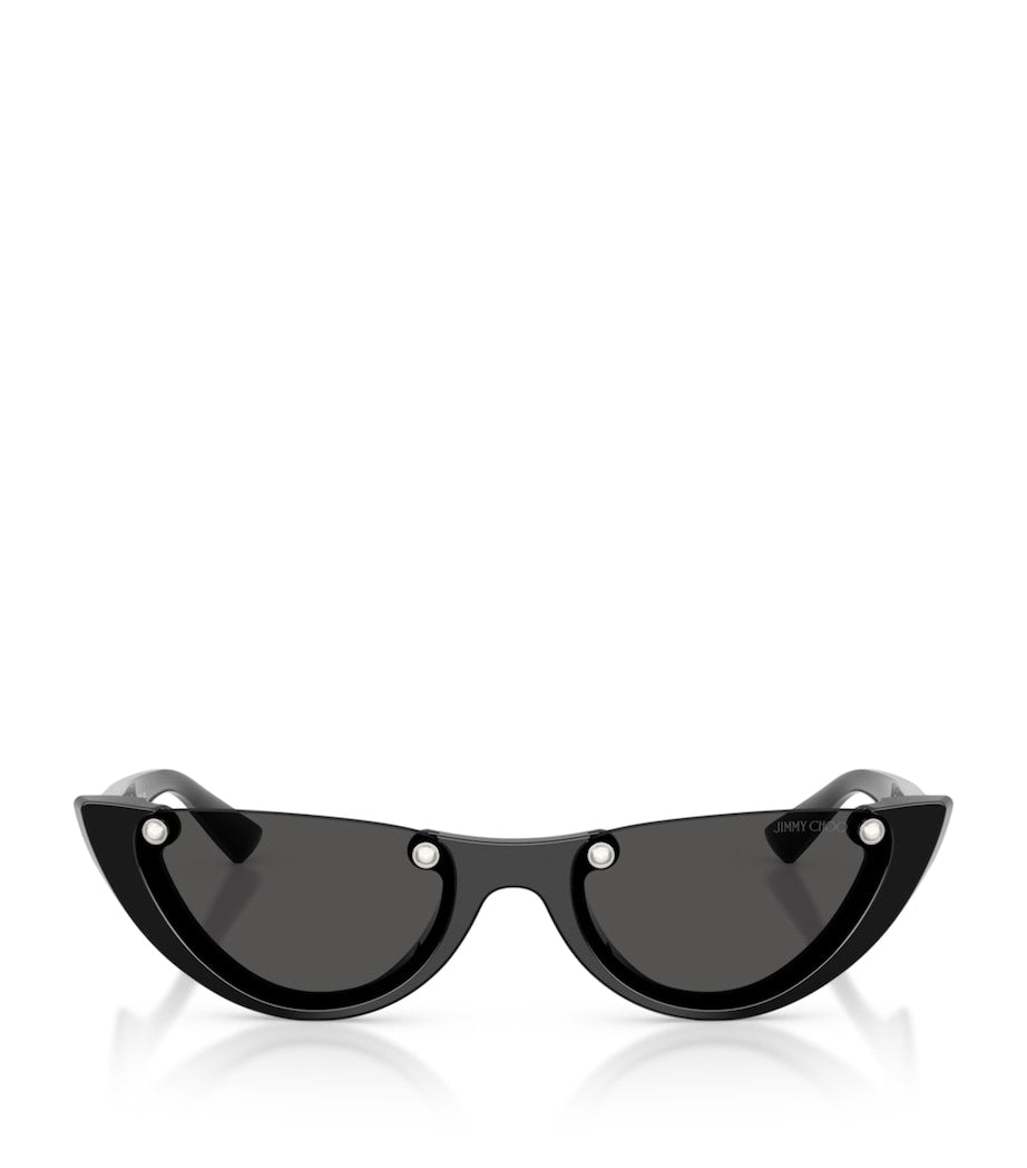 Jimmy Choo oval sunglasses acetate frame, UK version