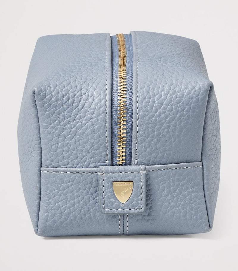 Aspinal of London medium grained leather cosmetics case - British product