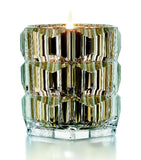 Baccarat Rouge 540 candle and votive set with geometric crystal design - British product