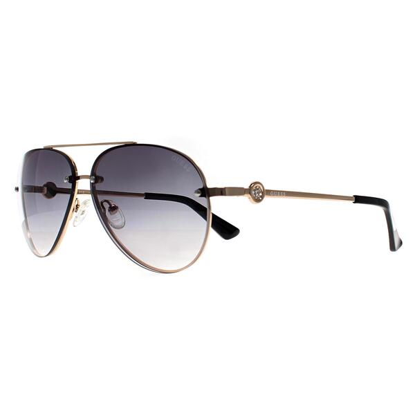 Guess GF6107 women sunglasses gold gradient, UK version