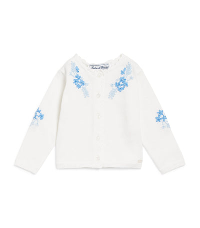 Harrods Tartine et Chocolat Baumwolle Blumen-Stickerei Baby-Strickjacke (3 Monate - 4 Jahre) - Online bei McGrocer kaufen