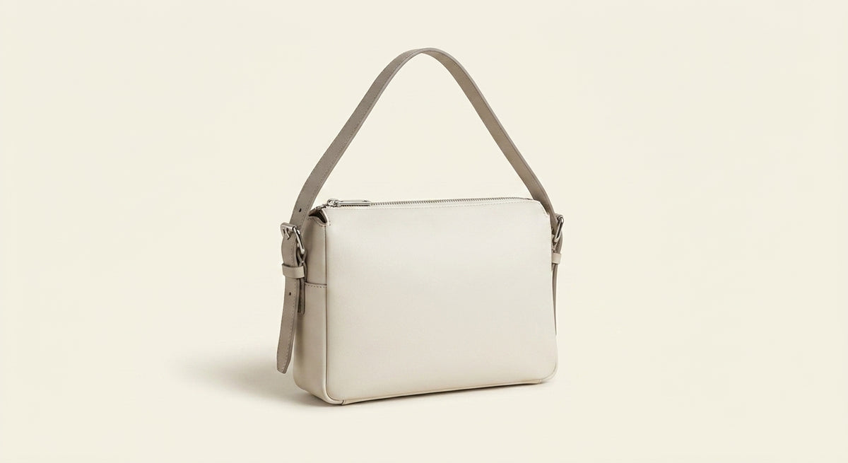 McQueen Manta leather shoulder bag - British product