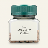 Holland & Barrett Iron and Vitamin C Tablets 14mg 90 Pack, UK version