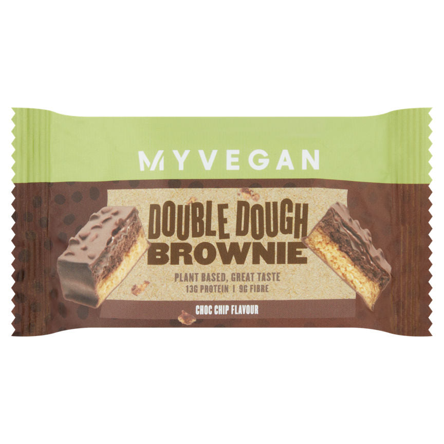 MyVegan Double Dough Brownie Choc Chip Flavour 60g GOODS ASDA   