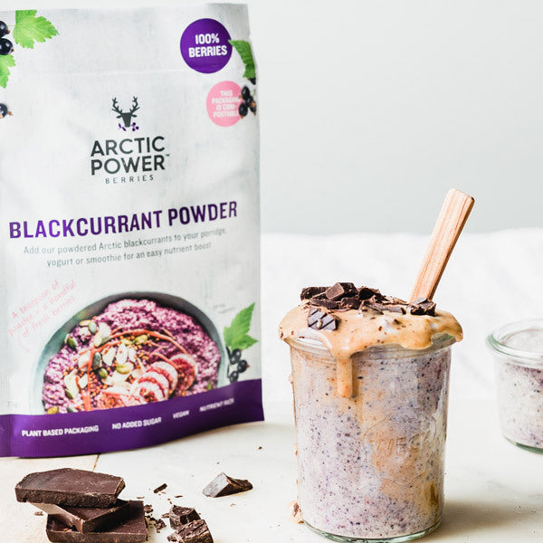 Arctic Power Berries Blackcurrant Powder 70g, imported from the UK