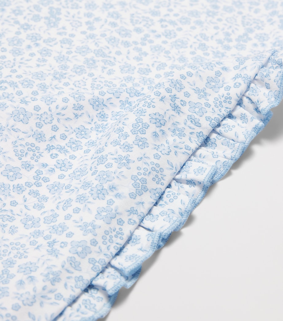 Kissy Kissy Pima-Baumwoll-Babydecke mit Blumenmuster, UK-Version