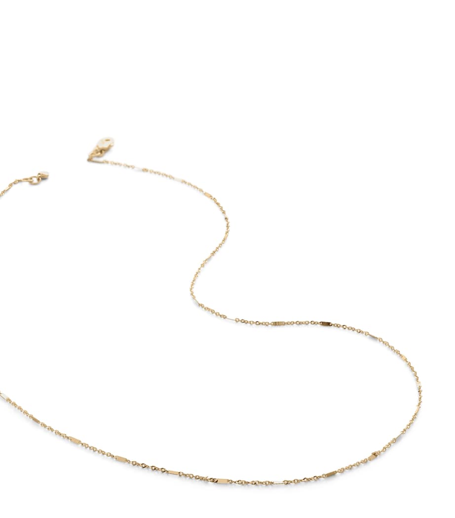 Monica Vinader yellow gold chain necklace 46cm (British brand)