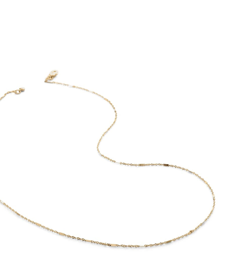 Monica Vinader yellow gold chain necklace 46cm (British brand)