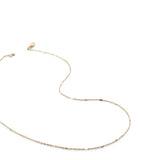 Monica Vinader yellow gold chain necklace 46cm (British brand)