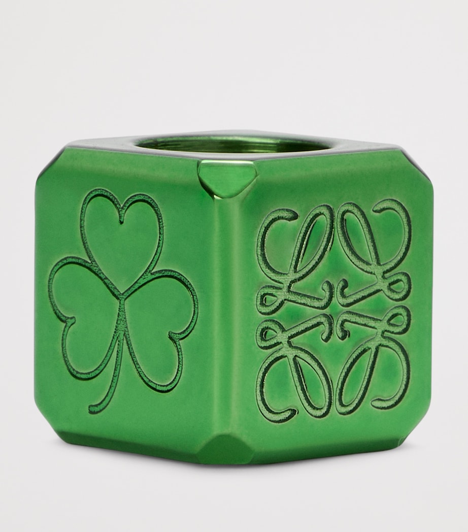 LOEWE Clover Dice Bag Charm, imported from the UK